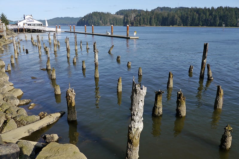 Dock on the Siuslaw River